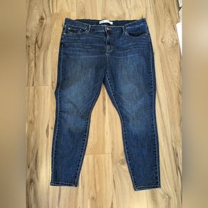 Levi's Strauss signature mid rise skinny stretch jeans women's 35x28